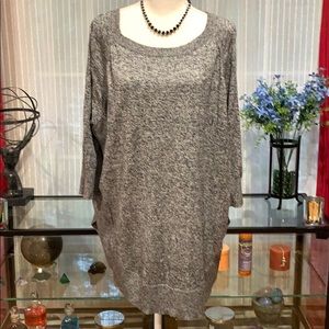 Express Gray Oversized Sweater Size Large